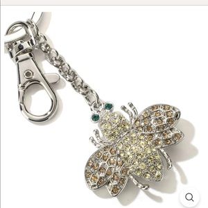 NWT: Kalifano BEE original keychain made with Swarovski Crystals. Alexander